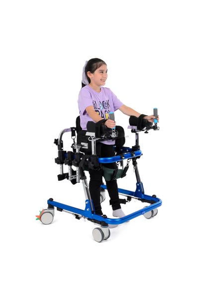 Pediatrik Walker Yürüteç |Çift Yönlü Kullanım,Ayarlanır Aksesuar,Yükseklik DY049146L(2)