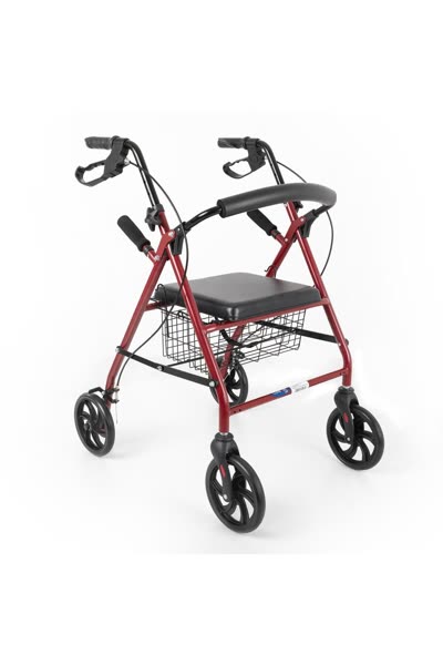 Dm9144 Rolatör 4 Tekerlekli Yürüteç Walker 130 Kg Taşıma Kapasiteli